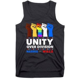 Harris Waltz 2024 Unity Over Division Kamala Harris Tim Walz Tank Top