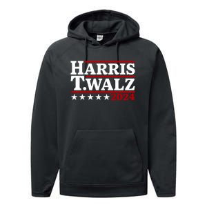 Harris Walz 2024 Funny Harris Walz Performance Fleece Hoodie