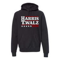 Harris Walz 2024 Funny Harris Walz Premium Hoodie