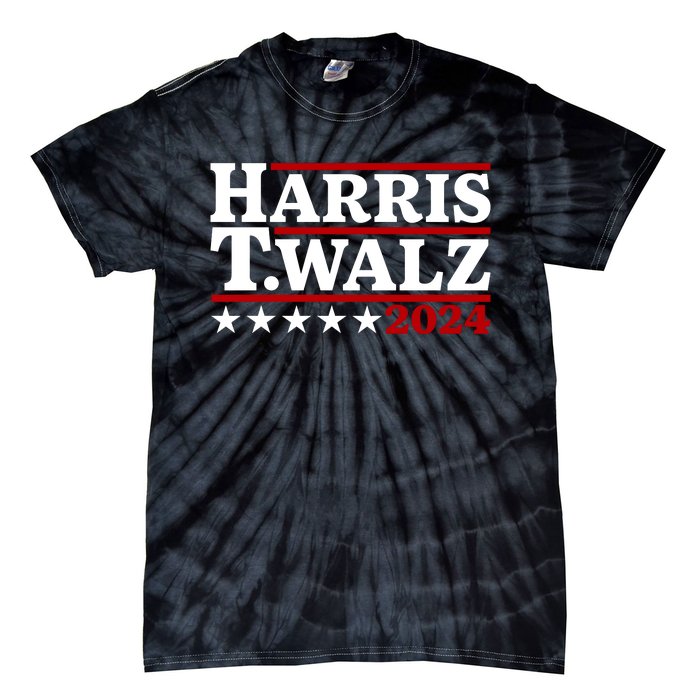 Harris Walz 2024 Funny Harris Walz Tie-Dye T-Shirt