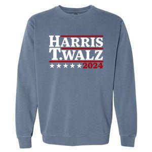 Harris Walz 2024 Funny Harris Walz Garment-Dyed Sweatshirt