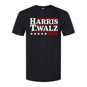 Harris Walz 2024 Funny Harris Walz Softstyle CVC T-Shirt