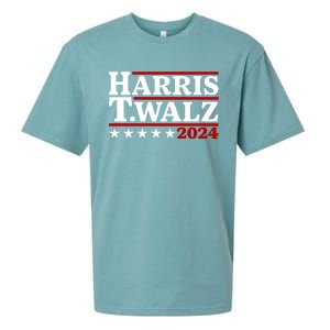 Harris Walz 2024 Funny Harris Walz Sueded Cloud Jersey T-Shirt