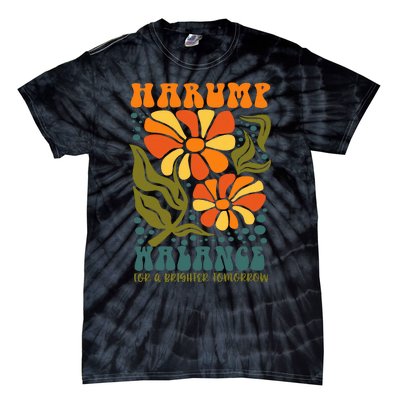 Harump Wallace 2024 Harris Trump Walz Vance Tie-Dye T-Shirt