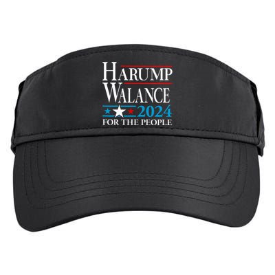 Harump Wallace 2024 Harris Trump Walz Vance Adult Drive Performance Visor