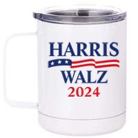 Harris Waltz 2024 12 oz Stainless Steel Tumbler Cup