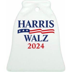 Harris Waltz 2024 Ceramic Bell Ornament