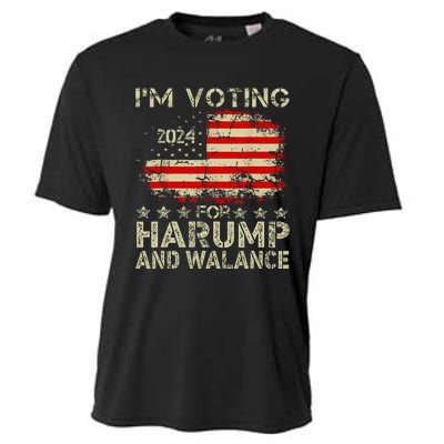 Harump Wallace 2024 Harris Trump Walz Vance Cooling Performance Crew T-Shirt