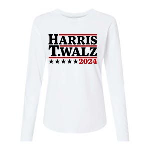 Harris Walz 2024 Funny Harris Walz Womens Cotton Relaxed Long Sleeve T-Shirt