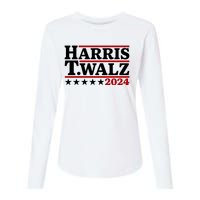 Harris Walz 2024 Funny Harris Walz Womens Cotton Relaxed Long Sleeve T-Shirt