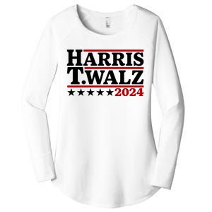 Harris Walz 2024 Funny Harris Walz Women's Perfect Tri Tunic Long Sleeve Shirt