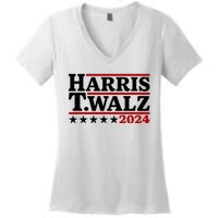 Harris Walz 2024 Funny Harris Walz Women's V-Neck T-Shirt