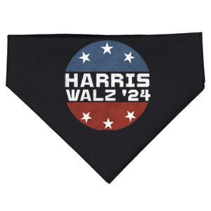 Harris Walz 2024 Campaign For President Patriotic Kamala USA-Made Doggie Bandana