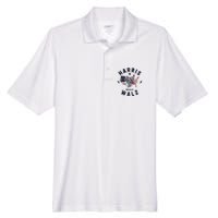 Harris Walz 2024 Kamala Rally Men's Origin Performance Pique Polo