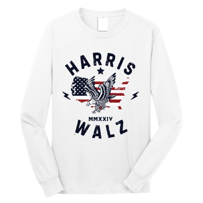 Harris Walz 2024 Kamala Rally Long Sleeve Shirt