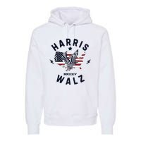 Harris Walz 2024 Kamala Rally Premium Hoodie