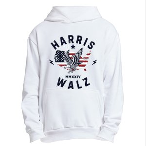 Harris Walz 2024 Kamala Rally Urban Pullover Hoodie