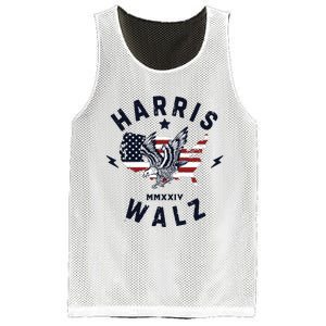 Harris Walz 2024 Kamala Rally Mesh Reversible Basketball Jersey Tank