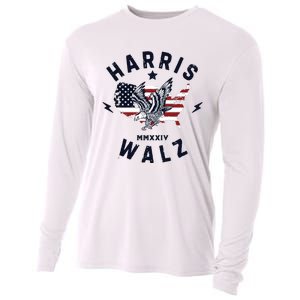 Harris Walz 2024 Kamala Rally Cooling Performance Long Sleeve Crew