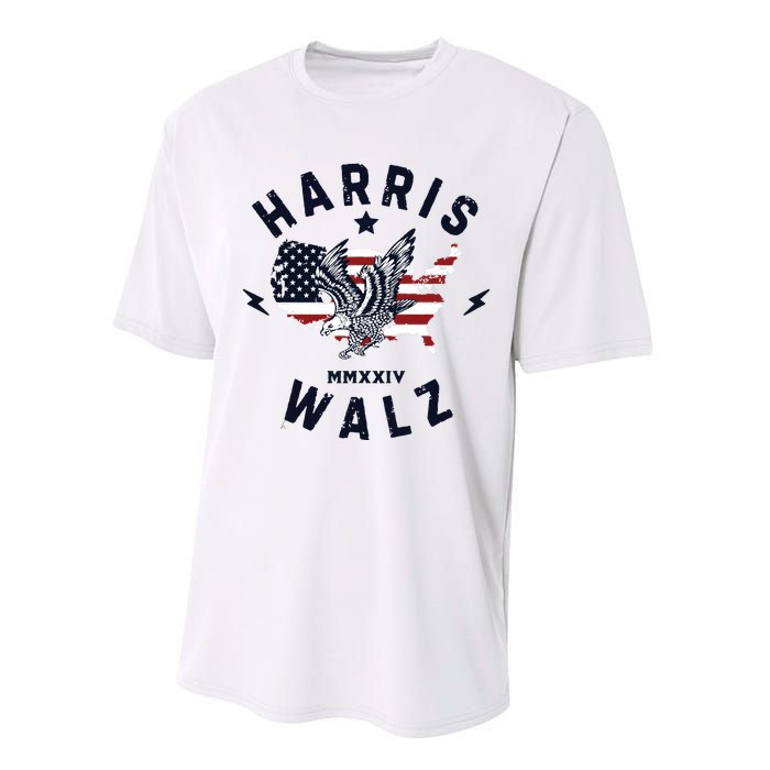 Harris Walz 2024 Kamala Rally Performance Sprint T-Shirt