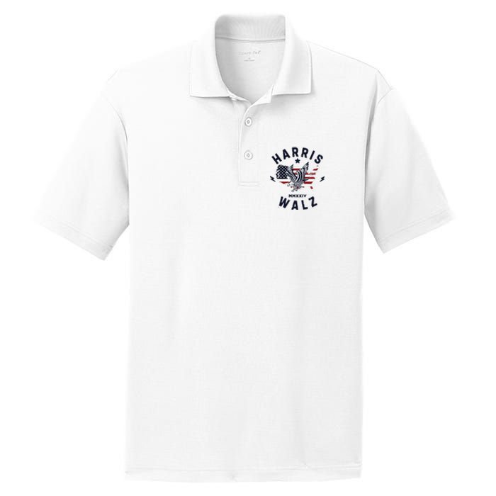 Harris Walz 2024 Kamala Rally PosiCharge RacerMesh Polo