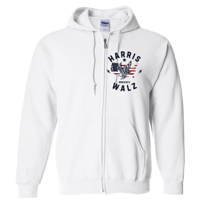 Harris Walz 2024 Kamala Rally Full Zip Hoodie