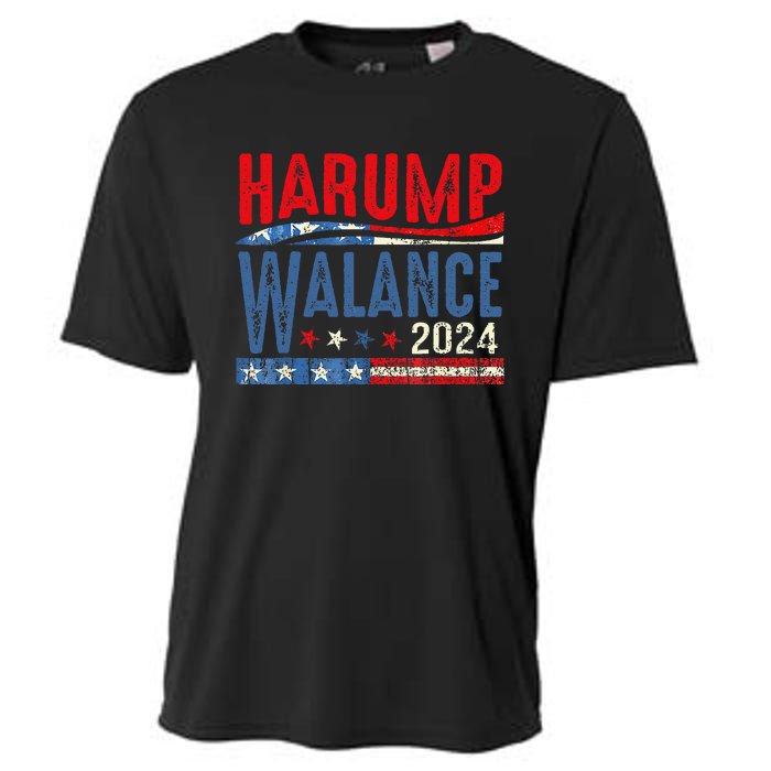 Harump Wallace 2024 Harris Trump Walz Vance Funny Cooling Performance Crew T-Shirt