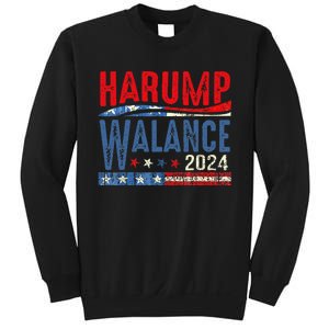 Harump Wallace 2024 Harris Trump Walz Vance Funny Sweatshirt