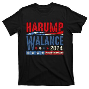 Harump Wallace 2024 Harris Trump Walz Vance Funny T-Shirt