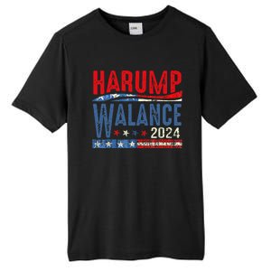 Harump Wallace 2024 Harris Trump Walz Vance Funny Tall Fusion ChromaSoft Performance T-Shirt