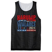 Harump Wallace 2024 Harris Trump Walz Vance Funny Mesh Reversible Basketball Jersey Tank