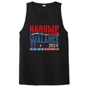 Harump Wallace 2024 Harris Trump Walz Vance Funny PosiCharge Competitor Tank