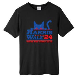 Harris Walz 2024 WeRe Not Going Back Vote Kamala Election Meaningful Gift Tall Fusion ChromaSoft Performance T-Shirt