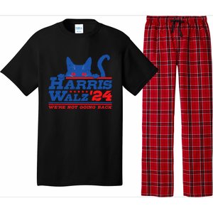 Harris Walz 2024 WeRe Not Going Back Vote Kamala Election Meaningful Gift Pajama Set