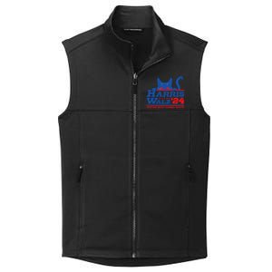 Harris Walz 2024 WeRe Not Going Back Vote Kamala Election Meaningful Gift Collective Smooth Fleece Vest