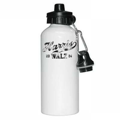 Harris Walz 2024 Script Baseball Women Harris Waltz 2024 Aluminum Water Bottle