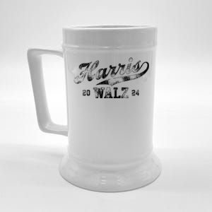 Harris Walz 2024 Script Baseball Women Harris Waltz 2024 Beer Stein