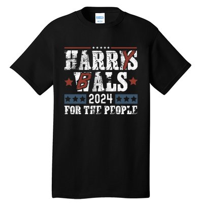 Harris Walz 24 Harry Balz 2024 Meme Democratics Vote Tall T-Shirt