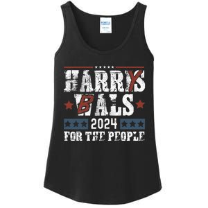 Harris Walz 24 Harry Balz 2024 Meme Democratics Vote Ladies Essential Tank