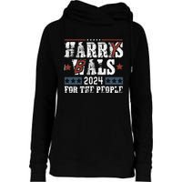 Harris Walz 24 Harry Balz 2024 Meme Democratics Vote Womens Funnel Neck Pullover Hood