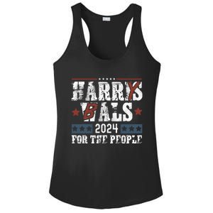 Harris Walz 24 Harry Balz 2024 Meme Democratics Vote Ladies PosiCharge Competitor Racerback Tank