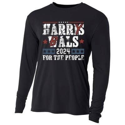 Harris Walz 24 Harry Balz 2024 Meme Democratics Vote Cooling Performance Long Sleeve Crew