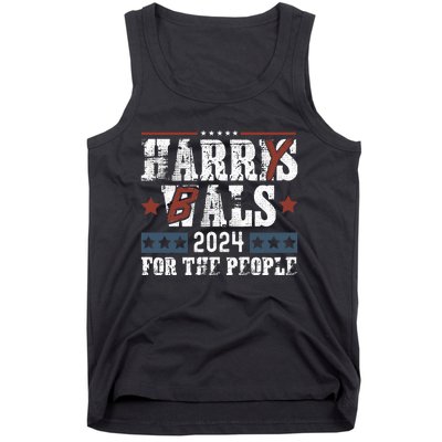 Harris Walz 24 Harry Balz 2024 Meme Democratics Vote Tank Top