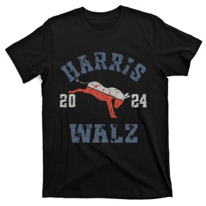 Harris Walz 2024 Election Campaign Donkey T-Shirt