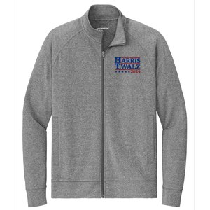 Harris Walz 2024 Funny Harris Walz Stretch Full-Zip Cadet Jacket