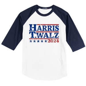 Harris Walz 2024 Funny Harris Walz Baseball Sleeve Shirt