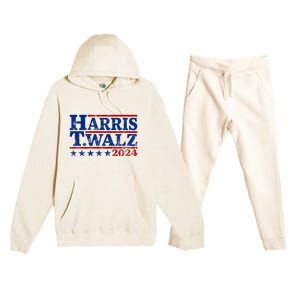 Harris Walz 2024 Funny Harris Walz Premium Hooded Sweatsuit Set