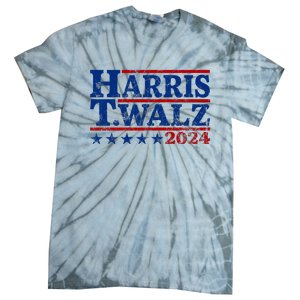 Harris Walz 2024 Funny Harris Walz Tie-Dye T-Shirt