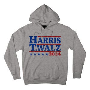 Harris Walz 2024 Funny Harris Walz Tall Hoodie