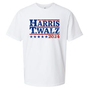 Harris Walz 2024 Funny Harris Walz Sueded Cloud Jersey T-Shirt